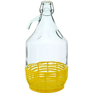 Damejeanne 5 L - plastkorg, trådstängning – photo 1