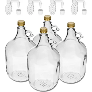 Dama 5 L med skruvlock, korkpropp och jäsrör – 4-pack – photo 1