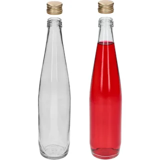 Klubowa-flaska 500 ml med guldfärgad skruvkapsyl, set om 6 st. – photo 5