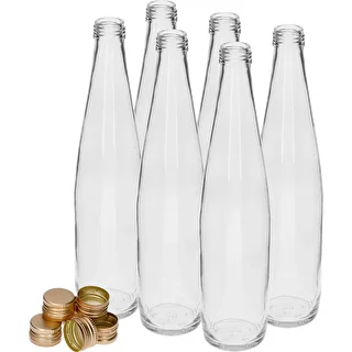 Klubowa-flaska 500 ml med guldfärgad skruvkapsyl, set om 6 st. – photo 2