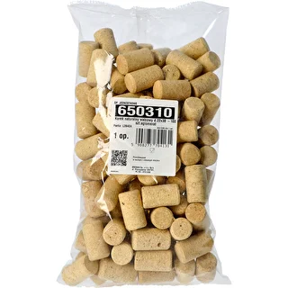 Naturlig cylindrisk kork d.22x38 -100 st. agglomerat – photo 2