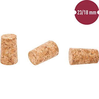 Kork av kork 23/18 mm 10 st. – photo 2