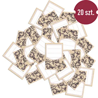 Självhäftande etiketter 60 x 90 mm för flaskor, burkar fruktskiss - 20 st. – photo 3
