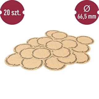 Runda etiketter fi 66,5mm för lock/burkar - 20st – photo 3