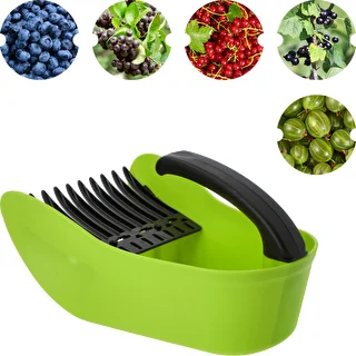 Bärplockare för små frukter, grön, av plast – photo 2