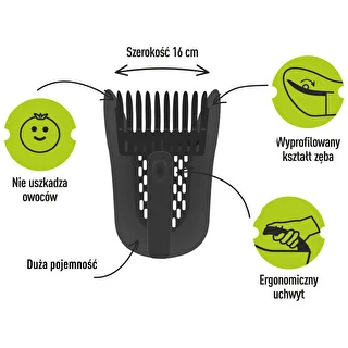 Bärplockare för små frukter i plast, svart – photo 7
