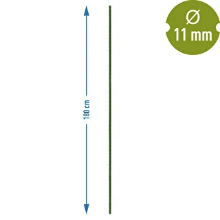 Trädgårdsstöd Bioogród – belagda stål, 1,8 m, fi 11 mm, 10 st. – photo 3