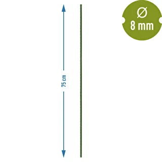 Trädgårdsstöd Bioogród – belagda stål, 0,75 m, fi 8 mm, 10 st. – photo 3
