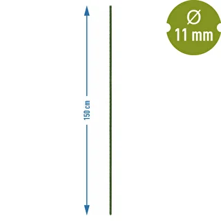 Trädgårdsstöd Bioogród – belagda stål, 1,5 m, fi 11 mm, 10 st. – photo 3
