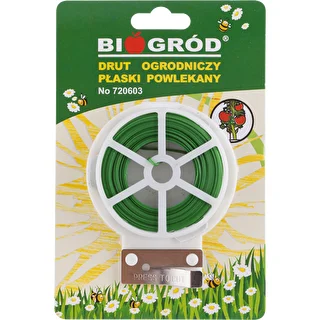 Platt trädgårdstråd, PVC-belagd 50m x 2mm – photo 3