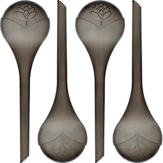 Bevattningskulor för växter, svarta transparenta, 400 ml, 4 st. – photo 1
