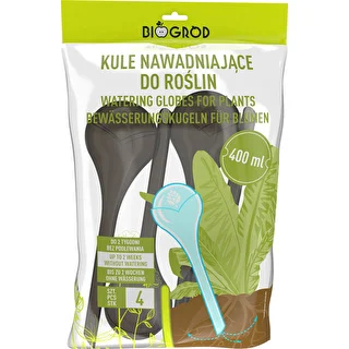 Bevattningskulor för växter, svarta transparenta, 400 ml, 4 st. – photo 3