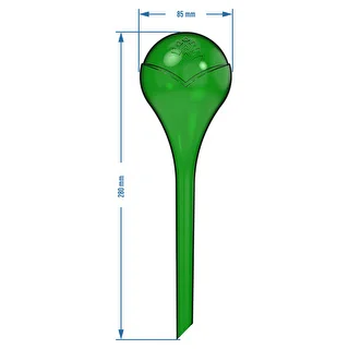 Bevattningskulor för växter, gröna transparenta, 400 ml, 4 st. – photo 5