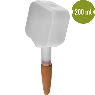 Växtbevattnare - vit tavla med keramisk fot, 200 ml – photo 2