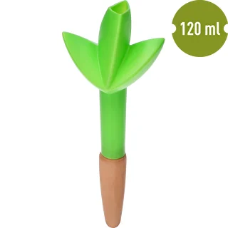 Växtbevattnare – grönt blad med keramisk fot, 120 ml – photo 2