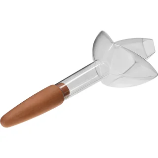 Växtbevattnare – genomskinligt blad med keramisk fot, 120 ml – photo 3