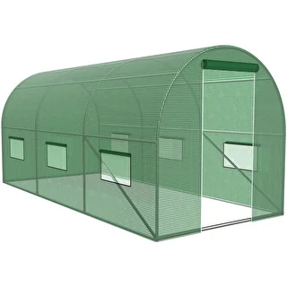 Trädgårdsväxthus (plast) 2x4,5x2 m – photo 13