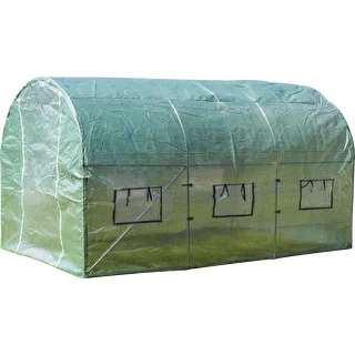 Trädgårdsväxthus (plast) 2x4,5x2 m – photo 2