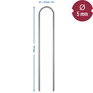 Stift, ankare för att fästa trampolin, 4 st. – photo 6