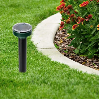 Solcellsdriven mullvadsskrämma – effektivt, säkert och djurvänligt skydd för trädgården, 4-pack – photo 14