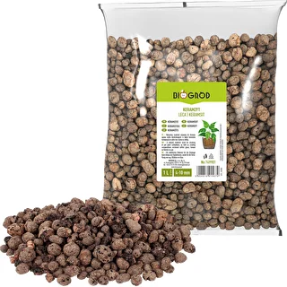 Keramzit för krukväxter, trädgårdsskötsel och skogar i glas, 4-10 mm, 1L – photo 1