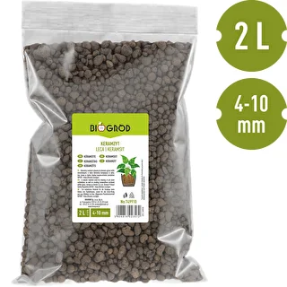 Keramzit för krukväxter, trädgårdsskötsel och skogar i glas, 4-10 mm, 2L – photo 3