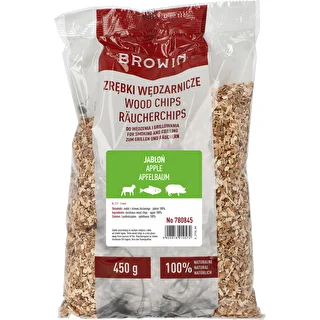Rökflis för rökning/grillning, ÄPPELTRÄ – 450 g, klass 2