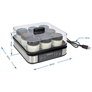 Yoghurtmaskin med termostat, 9 burkar, 1,6 L – photo 11