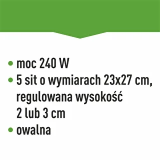 Svamptork, frukt, grönsaker och örter med temperaturreglering, 240W, transparent – photo 18