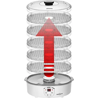 Svamptork, frukt, grönsaker och örter med temperaturreglering, 240W, transparent – photo 8