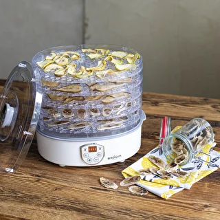 Svamptork, frukt, grönsaker och örter med temperaturreglering, 240W, transparent – photo 12