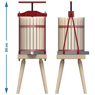 Rampress för frukt – med träkorg, för 10L – photo 6