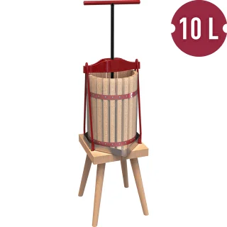 Rampress för frukt – med träkorg, för 10L – photo 2