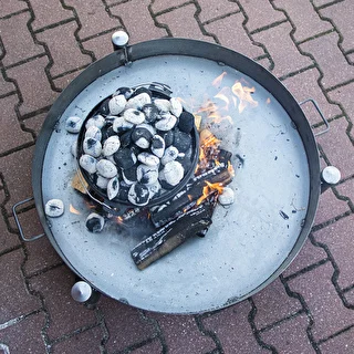 Trädgårdseldstad ø 80 cm svetsad – photo 8