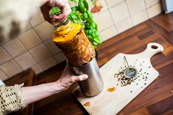 Köttlimpa med ägg - skinkkokare