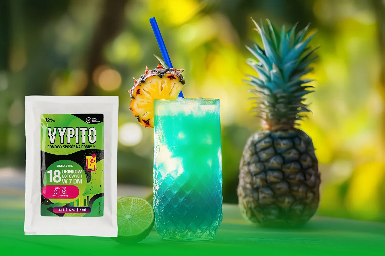 Vypito Neon Splash – drink i tropisk tappning