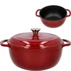 Emaljerad gjutjärnsgryta - vinröd, 5,8L - 7 
