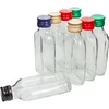 Flaska för likörer fickplunta 100 ml + skruvlock 8 st. ['flaskor', ' fickpluntor', ' likörer', ' flaskor för likörer', ' småflaskor', ' hemlagade drycker', ' hemlagade likörer', ' fickplunta med skruvlock', ' flaska med skruvlock', ' småflaska med skruvlock', ' flaskor med färgglada skruvlock', ' färgglada lock', ' skruvlock']