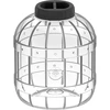 Okrossbar, multifunktionell burk med svart lock, 8L ['Burkar för konserver', ' burk', ' burk för gurkor', ' för likörer', ' 8l burk', ' burk med certifikat', ' okrossbar burk', ' universell burk', ' multifunktionell burk', ' burk för konserver', ' plastburk', ' burk av plast']