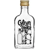 Plunta 200 ml med skruvkork och tryck ”Cytrynówka”, motiv 1 ['flaska 0', '2 L', ' flaska för alkohol', ' flaska med tryck', ' likör', ' plunta', ' plunta för citronlikör', ' flaska för citronlikör', ' buteljering av drycker', ' plunta med guldskruvkork', ' dekorativa flaskor för alkohol', ' stiliga flaskor till bröllop', ' små dekorativa flaskor', ' dekorativ flaska med skruvkork', ' flaska 200 ml', ' premiumflaska']
