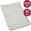 Präglade påsar för vakuumförseglare, 20x30 cm, 50 st. ['präglade påsar', ' påsar för vakuumförseglare', ' påsar för vakuumförpackning', ' matpåsar', ' förseglingsfolie', ' vakuumförpackning', ' matförvaring hemma', ' förseglingsfolie', ' präglad folie', ' fördelar med vakuumförpackning', ' påsar för förseglare', ' varför vakuumförpacka', ' förvaring av livsmedel och produkter', ' hur man förpackar mat']