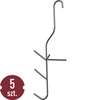 Rökningskrokar för fisk - tredubbla, 5 st. - 4 