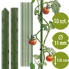Trädgårdsstöd Bioogród – belagda stålstänger, 1,2 m, fi 11 mm, 10 st. - 4 