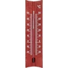 Trärumstermometer (-20 till +50°C), mahognyfärg, 15 cm ['inomhustermometer', ' rumstermometer', ' termometer för inomhusbruk', ' hemtermometer', ' termometer', ' trärumstermometer', ' termometer med tydlig skala', ' termometer med förstärkt kapillär']