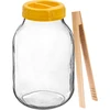 Twist-off burk 3 L, tång och plastlock fi 100, med handtag - 13 