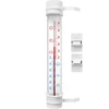 Vit utomhustermometer (-50°C till +50°C) 27cm - 10 