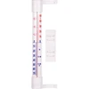 Vit utomhustermometer (-60°C till +50°C) 23cm ['fönstertermometer', ' vilken temperatur']