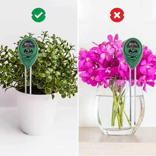 3-i-1 marktestare - pH, fuktighet, solljus - 10