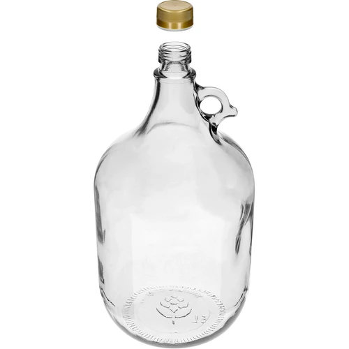 4 x Dama 5L med kork och jäsrör och lock - 3