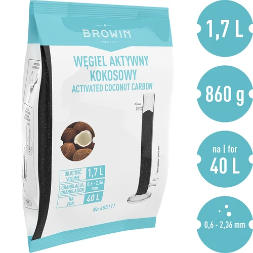 Aktivt kokoskol 0,86 kg - 2